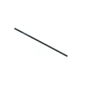 Paille droite PLA noir 210mm diam 6mm